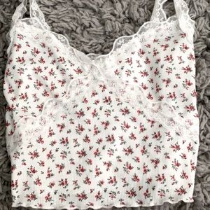 Floral Croped Shirt 💗💐